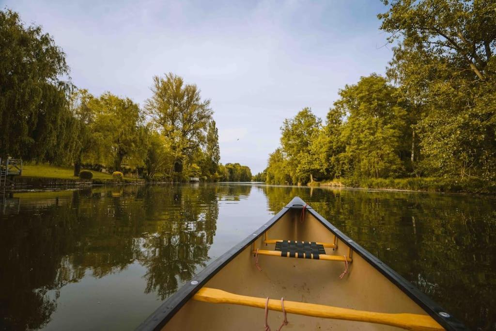 Le Chalet Du Bout Du Monde, En Bord De Riviere ! Grez-sur-Loing Exteriér fotografie
